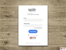 Tablet Screenshot of mine.spiir.dk